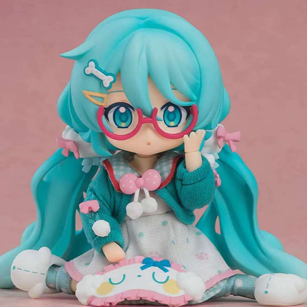 官方 正版 GSC 粘土娃 VOCALOID 初音未来居家休息Ver.Q版手办 免運 小胡桃小店