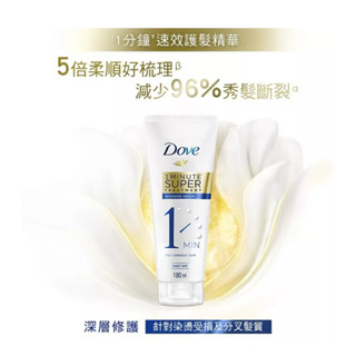 🔥 Dove 多芬 一分鐘深層修護護髮精華 180ml，深層修護 針對染燙受損及分叉髮質 💯公司貨