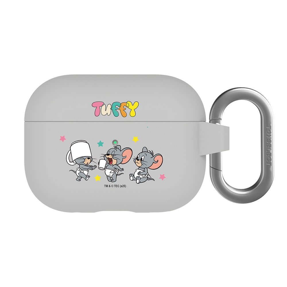 【TOYSELECT】湯姆貓與傑利鼠Tuffy亂花強悍防摔AirPods保護套