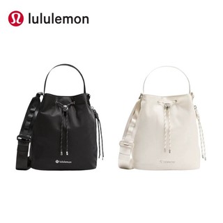 【other more 特選潮流】加拿大運動第一品牌 LULULEMON Drawstring 桶型斜背包5L