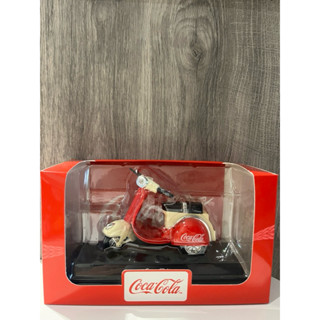 Coca Cola 經典復古機車模型 偉士牌