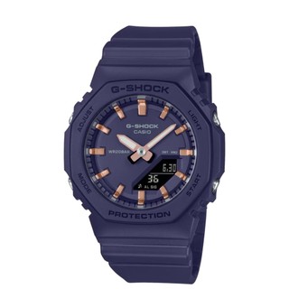 CASIO 卡西歐 G-SHOCK 優雅雙顯電子錶 多功能 200米防水 三色 海軍藍/粉米色/白 GMA-P2100M