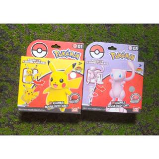 POKEMON 寶可夢 拼裝公仔 超夢款 皮卡丘款 手動拼裝 關節可動 DIY