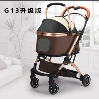 全新 寵物推車 咖啡卡其色升級版（送雨罩）
