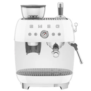 BINGO! SMEG 複合式義式咖啡機 附標準全配備 雙加熱系統 復古美學 咖啡機 定量磨豆機