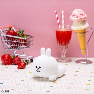 (全新) 日本雜誌附錄LINE FRIENDS 兔兔 夜燈 造型燈 觸控燈 拍拍燈 照明燈 露營燈