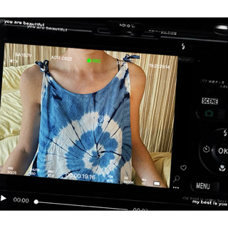orchid island tie dye tank top