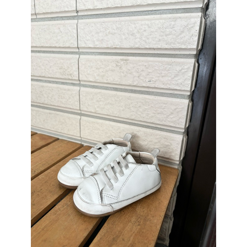 二手）old soles 學走系列白色學步鞋EU 21