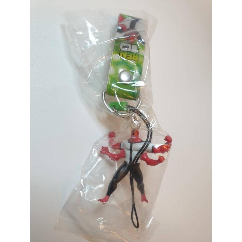 BOX-B ： FOUR ARMS 四手霸王 泰卓曼人 BEN 10 少年駭客 STRAP 扭蛋 吊飾　富貴玩具店