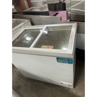 瑞興3.3尺玻璃對拉冰櫃110v $13000 尺寸：寛100深67高91