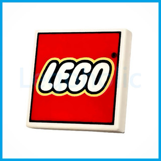 LEGO 樂高 2 x 2 LEGO logo 印刷平滑磚 全新品 , 850425 850426