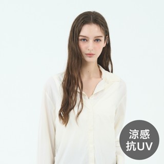 GIORDANO 女裝涼感抗UV輕薄襯衫【雙色任選】05375073