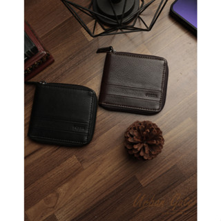 現貨UrbanGate🔥Fossil Lufkin Zip Bifold SML1689001 拉鍊 短夾 男款 男夾