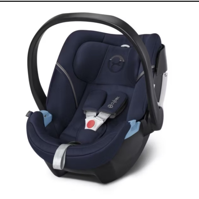 Cybex Aton 5 提籃（深藍色）+推車轉接頭+ 透氣保潔布套