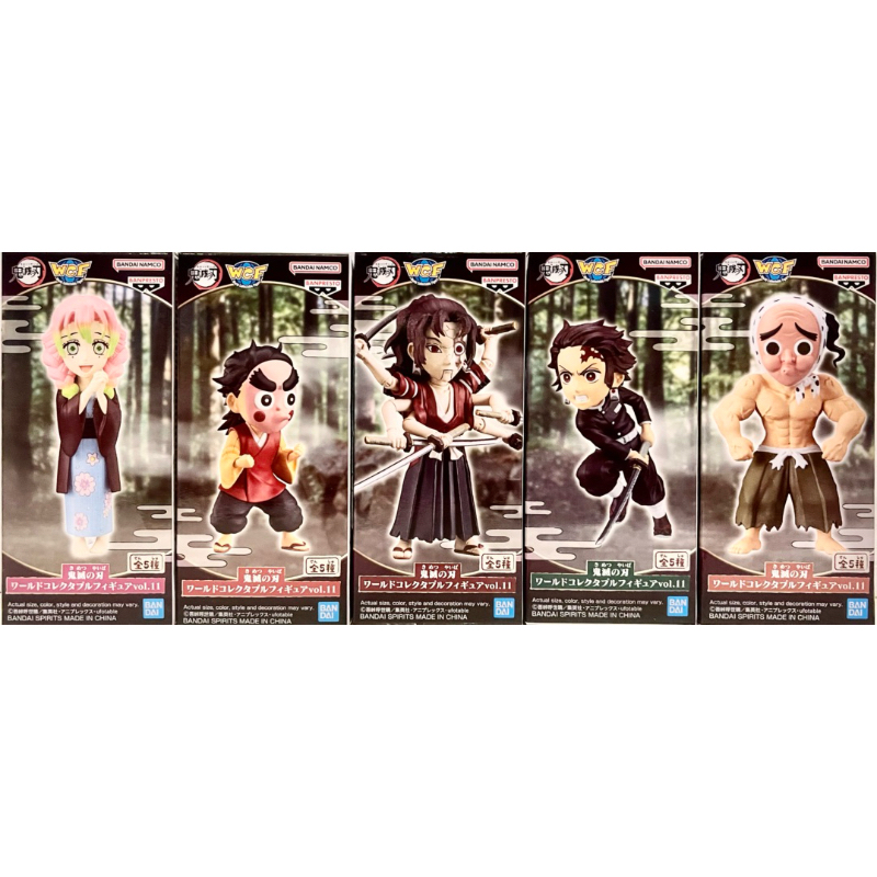 鬼滅之刃代理版WCF 11 VOL.11 最終選別 刀匠村 篇 甘露寺蜜璃 炭治郎 小鐵 鋼鐵塚 緣壹零式 戀柱 黑死牟