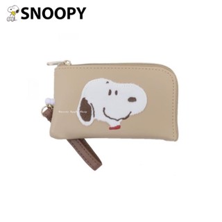 史努比【 SAS 日本限定 】SNOOPY 笑臉版 掛繩 鑰匙包 / 車票卡夾包 / 悠遊卡夾 證件卡夾包