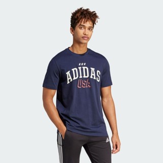 ADIDAS 短T M AMER G T 深藍色 USA 短袖 上衣 男 IN6477