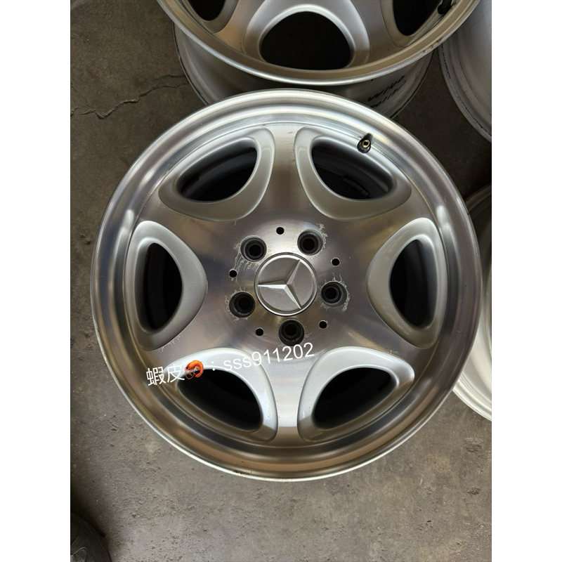 中古原廠鋁圈 賓士 16吋 7.5J ET51 5/112 5孔112 W140 S600 輕量化 鋁鎂合金