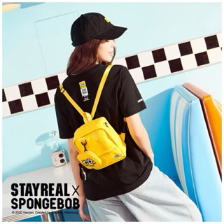STAYREAL x SpongeBob 海綿寶寶迷你後揹包 全新（少配件）