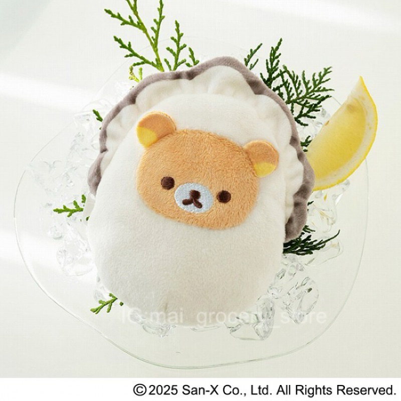 ::小麥2號店:: 牡蠣 拉拉熊 Rilakkuma 吊飾 玩偶 小包 收納包 日本雜誌附錄