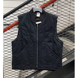 NIKE 背心 男款 水洗 做舊 鋪棉背心 AS M NL PADDED WORK VEST 黑 FQ1862-010