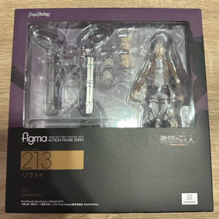(二手 近全新）Figma 213 進擊的巨人 裡維 Levi兵長 可動公仔 模型 手辦