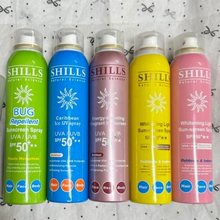 ［沐沐屋］二手-SHILLS 舒兒絲 防曬 冰鎮 美白噴霧 SPF 50+ 180ml