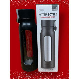 全新 LOCK & LOCK 樂扣樂扣 350ml 耐熱玻璃水壺（黑色）