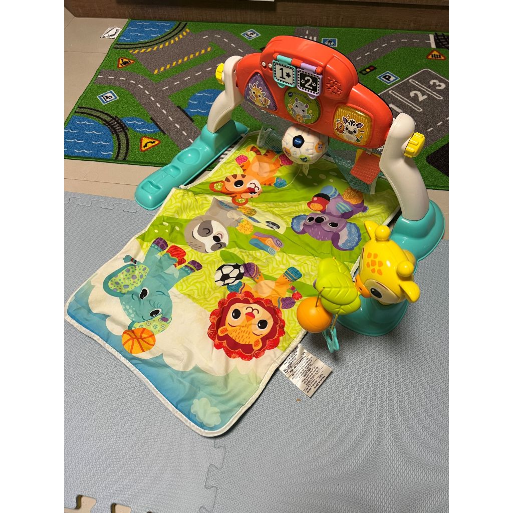 VTech Kick and Score Playgym 歡樂足球健力架 嬰兒玩具 4種玩法寶寶爬行墊翻身運動(二手)