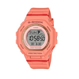 【CASIO 卡西歐】G-SHOCK 藍芽跑步訓練 珊瑚橙 纖薄運動系列 GMD-B300SC-4 43.8mm