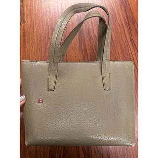 知名品牌Bally橄欖綠色手提包