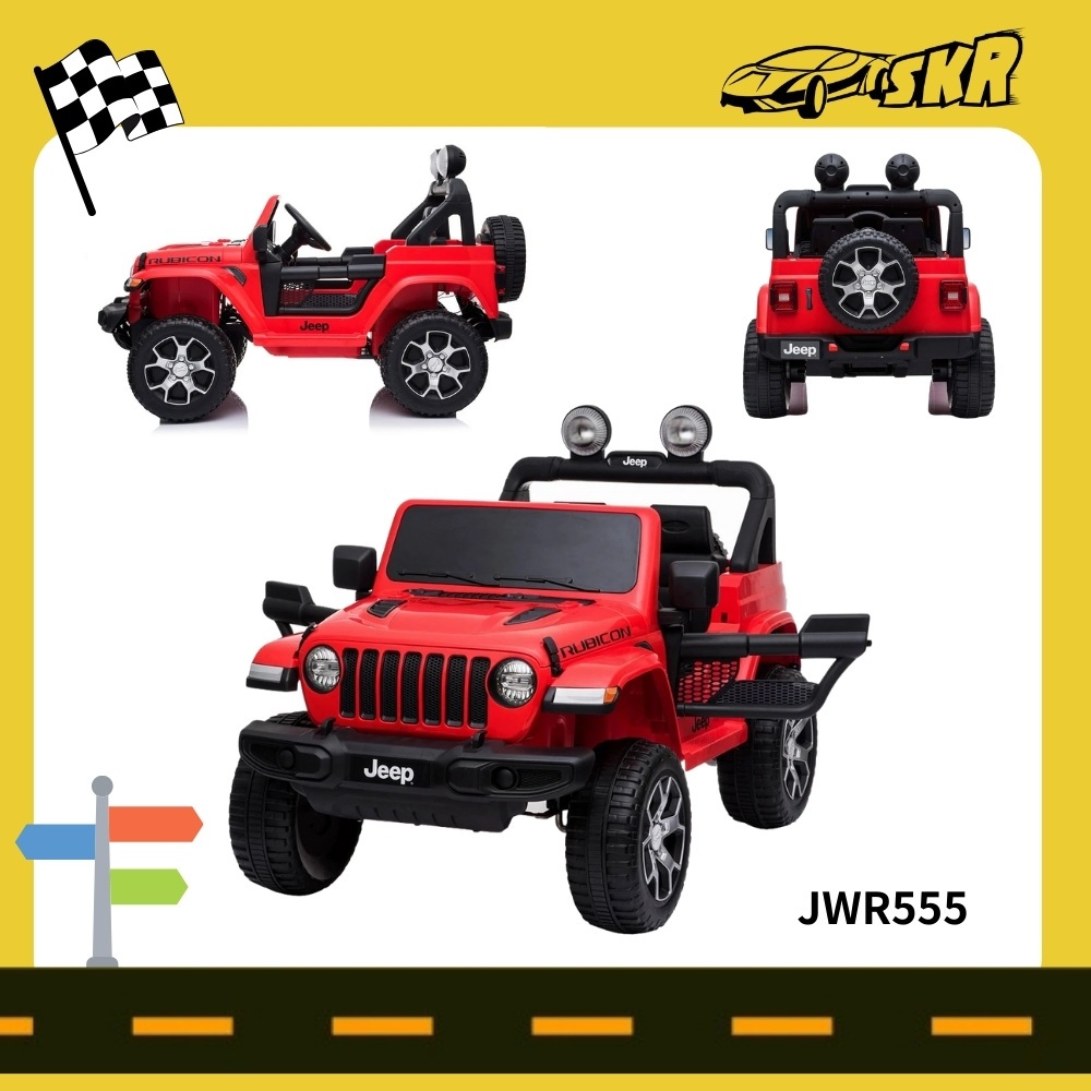 【聰明媽咪SKR】💥JEEP吉普車MP3四驅兒童電動車 DK-JWR555 吉普車模型車 兒童汽車玩具 小朋友生日