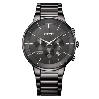 CITIZEN 星辰 Chronograph 碼錶計時 三眼 時尚男錶-42mm AN8227-53H