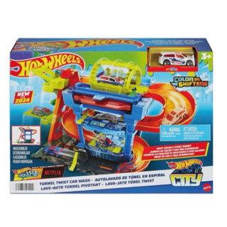 Hot Wheels 風火輪城市主題轉一轉!洗一洗!泡一泡!洗車場 風火輪小汽車