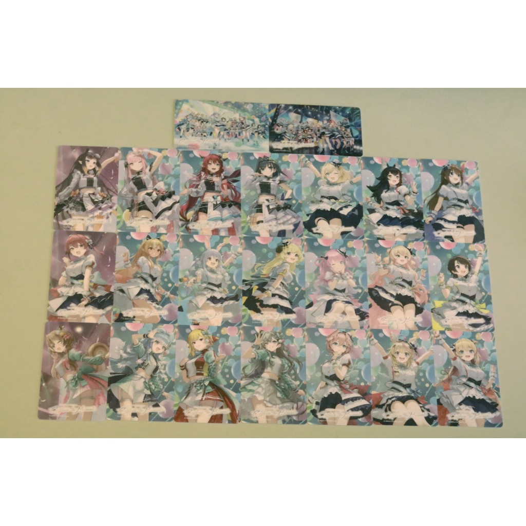 hololive一卡通 第二彈 隱藏版 船長 風真 兔田 角卷綿芽 Ina 阿火 兔田 Zeta 死神 姬森璐娜 時乃空