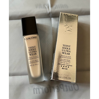 LANCOME蘭蔻 零粉感超持久粉底SPF38/PA+++ 30ml BO-04.中文萊雅標籤（2026.05）