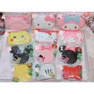 ♥小玫瑰日本精品♥現貨 Hello Kitty美樂蒂 米奇 米妮 小熊維尼 皮卡丘 濕紙巾蓋 紙巾蓋 裝飾蓋 可重複使用