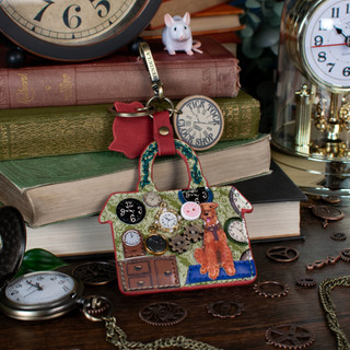 Tick Tock Clock Shop Key Charm