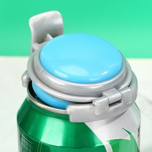 易開罐封口蓋全封閉食品級防溢矽膠充氣密封蓋可樂啤酒通用加氣蓋