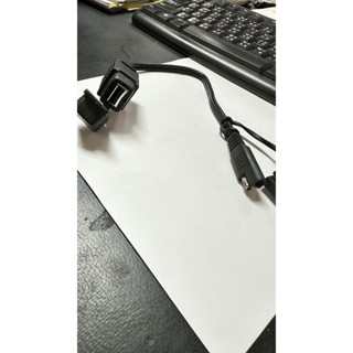 SAE 轉 USB 電源適配器手機充電器電纜多功能摩托車充電器 二手