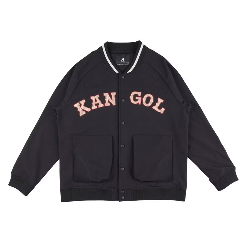 英國 袋鼠 KANGOL 字母棒球外套 電繡Logo 63551423 全新M號