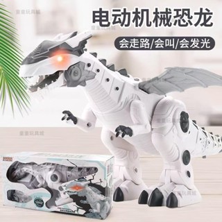 臺灣熱銷 恐龍玩具 兒童發聲燈光霸王龍模擬動物機械恐龍地攤熱賣