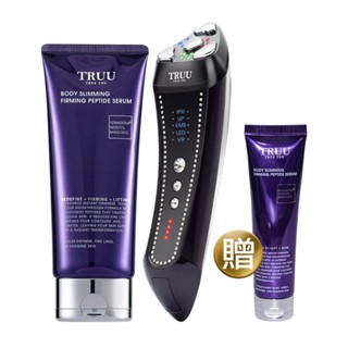 【TRUU 童】緊緻勝肽美體精華+時光緊緻微電流雙波機【送】緊緻勝肽美體精華-30G隨身瓶【王凱推薦】