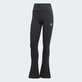 多款｜adidas 愛迪達♡ 縮口運動長褲ｘEssentials 緊身長褲 喇叭褲 II8056ｘ黑色