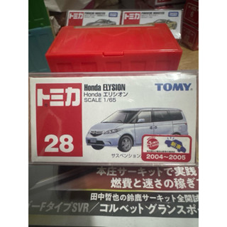 TOMICA NO.28絕版舊藍標HONDA ELYSION 新車貼