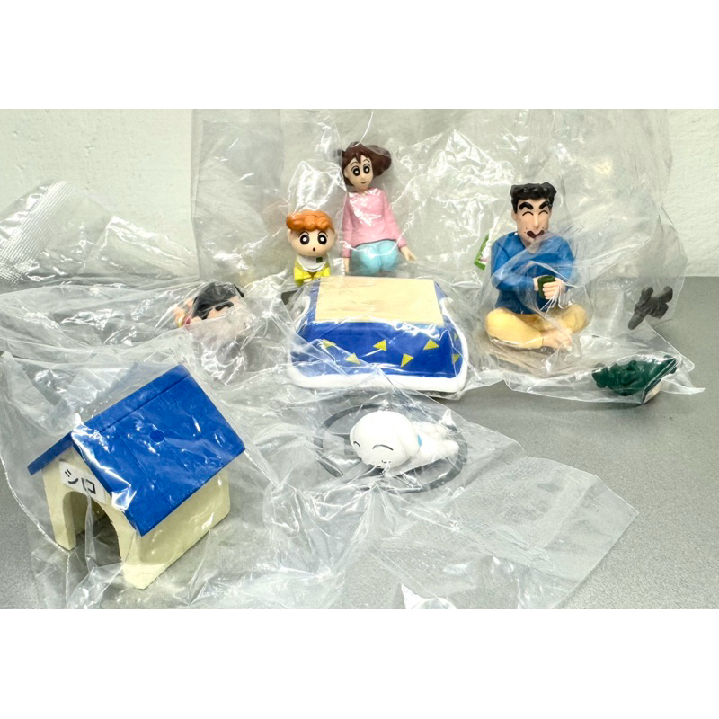 蠟筆小新 野原一家 野原新之助 美芽 小葵 野原葵 小白 廣志 野原廣志 扭蛋