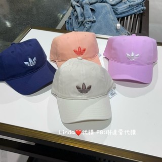 Linda❤️代購 ADIDAS BASEBALL CAP AC 男女 休閒帽 白JC6037 橘 JC6032 藍 紫