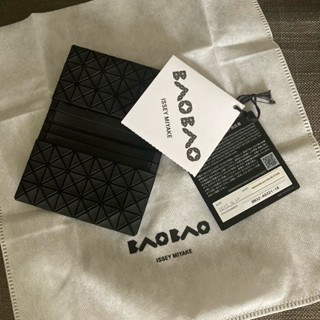 NYChic BAOBAO ISSEY MIYAKE 三宅一生 Oyster 信用卡夾 名片 雙折 極簡皮夾 啞光霧黑