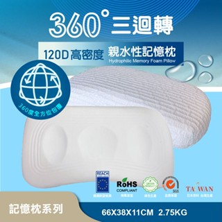 【Austin Home 奧斯汀寢飾 限量4.6折】360度三迴轉系列記憶枕 l 人體工學枕 三環三線型