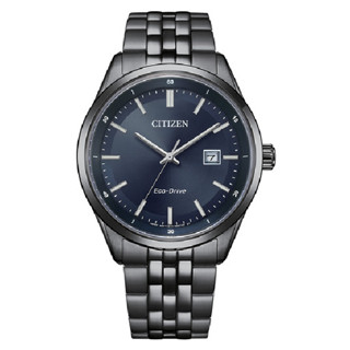 CITIZEN 星辰 Gents BM7567-50L 亞洲限定款 光動能藍寶石鏡面指標腕錶 藍面 41mm